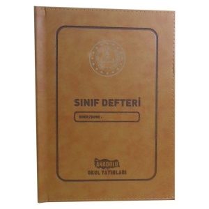 Sınıf Defteri (İlkokul) Termo Deri Ciltli Yıllık Yoklama
