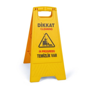 Temizlik Var Levhası